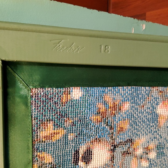 Birds and Flowers Framed Picture - Picture 4 of 6